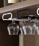 GeLive 10-Inch Under Cabinet Wine Glass Rack Set