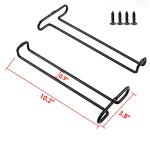 GeLive 10-Inch Under Cabinet Wine Glass Rack Set