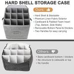 LotFancy Stackable Champagne Flute Storage Case