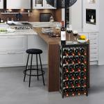 6-Tier Freestanding Wine Rack with Table Top