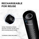 Rechargeable Wine Saver Pump & Stoppers Set