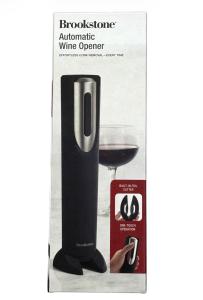 Brookstone Electric Wine Bottle Opener - Black