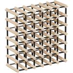 42-Bottle Compact Wine Rack for Easy Storage