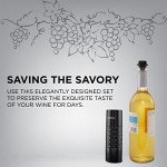 Rechargeable Wine Saver Pump & Stoppers Set