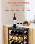 VEVOR 24-Bottle Freestanding Wine Rack - 6 Tiers