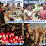 Electric Wine Opener with Foil Cutter