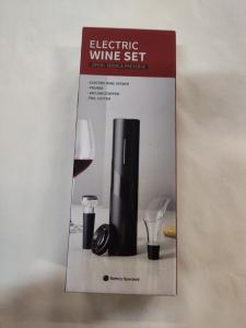 Electric Wine Opener with Foil Cutter and Aerator