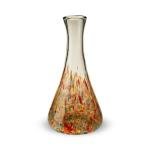 Hand Blown Colorful Wine Decanter, 50 oz