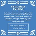 Hand Blown Colorful Wine Decanter, 50 oz