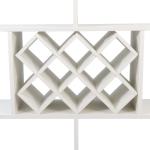 Rustic 3-Tier Wall-Mounted Wooden Wine Rack