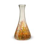 Hand Blown Colorful Wine Decanter, 50 oz