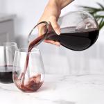 Modern Clear Glass Wine Decanter - 50 oz