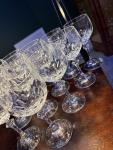 Set of 13 Schott Zwiesel Cut Crystal Wine Glasses