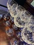 Set of 13 Schott Zwiesel Cut Crystal Wine Glasses