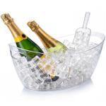 Clear Acrylic Ice Bucket for Champagne & Wine