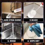 Wine Glass Cleaner for Sparkling Results - 16.91 Oz