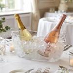 Clear Acrylic Ice Bucket for Champagne & Wine