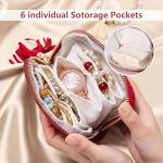 Portable Velvet Jewelry Organizer for Travel