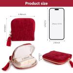 Portable Velvet Jewelry Organizer for Travel