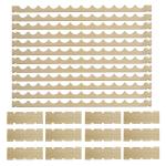 72-Bottle Stackable Wooden Wine Rack Display