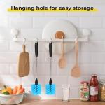 3 Pack Bottle and Decanter Cleaning Brush Set