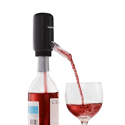 Electric Wine Aerator & Dispenser with LED Light