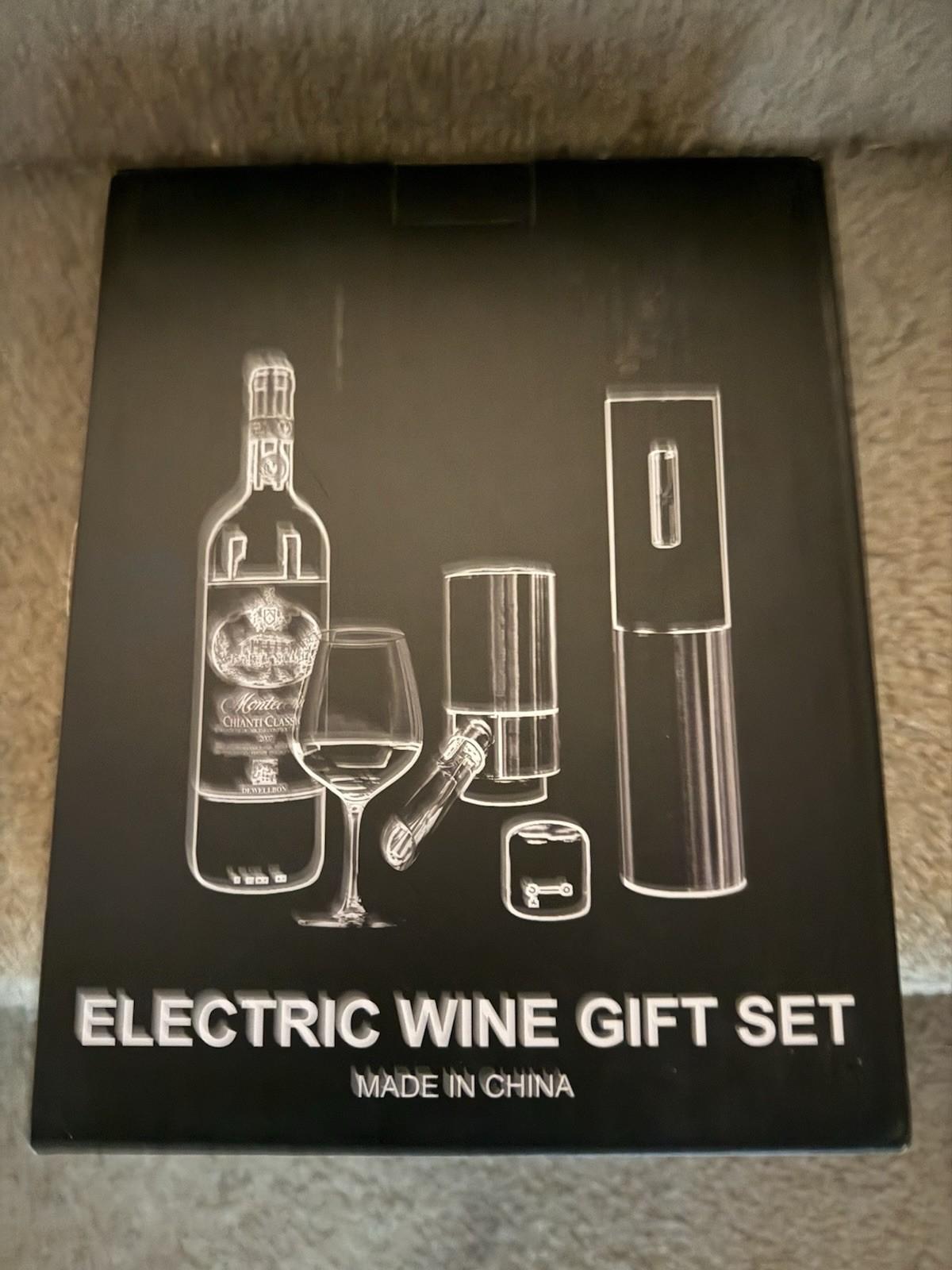 Wine Aerator Pourer and Electric Dispenser Set