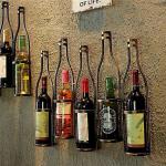 5-Bottle Wall Mounted Wine Rack for Storage