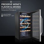 Ivation 24-Bottle Wine Cooler with Digital Control