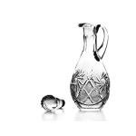 Neman 25 oz Hand-Cut Crystal Wine Decanter