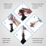 Electric Wine Bottle Opener Gift Set with Base