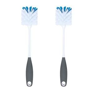 2 Pack Long Handle Bottle Scrubbing Brushes