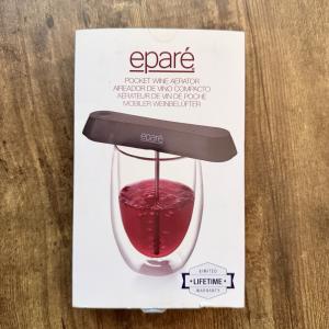 Epare Portable Pocket Wine Aerator - Black
