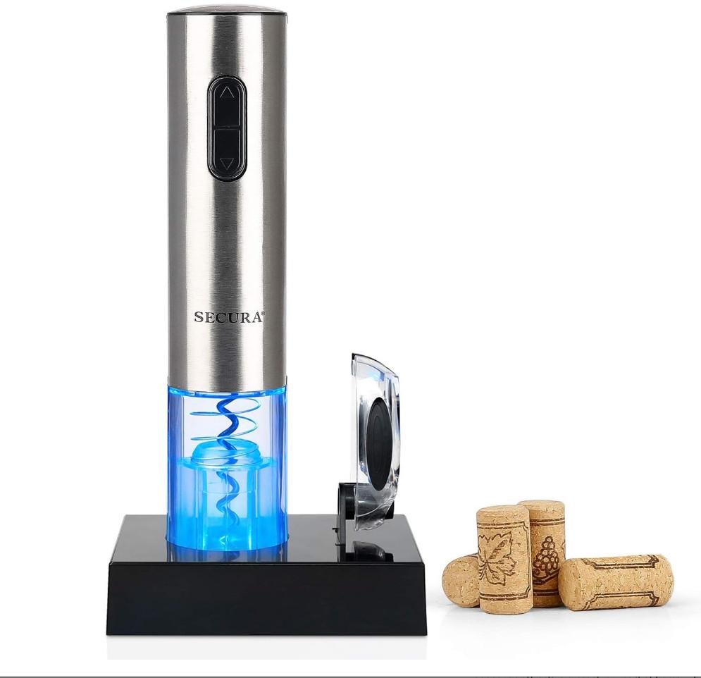 Secura Stainless Steel Electric Wine Opener