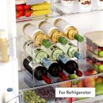 Clear Stackable Wine Bottle Storage Organizer