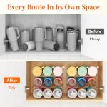 Clear Stackable Wine Bottle Storage Organizer