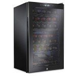 Ivation 33-Bottle Dual Zone Wine Cooler with Lock