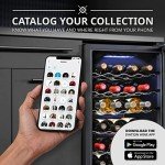Ivation 34-Bottle Wi-Fi Wine Cooler Refrigerator