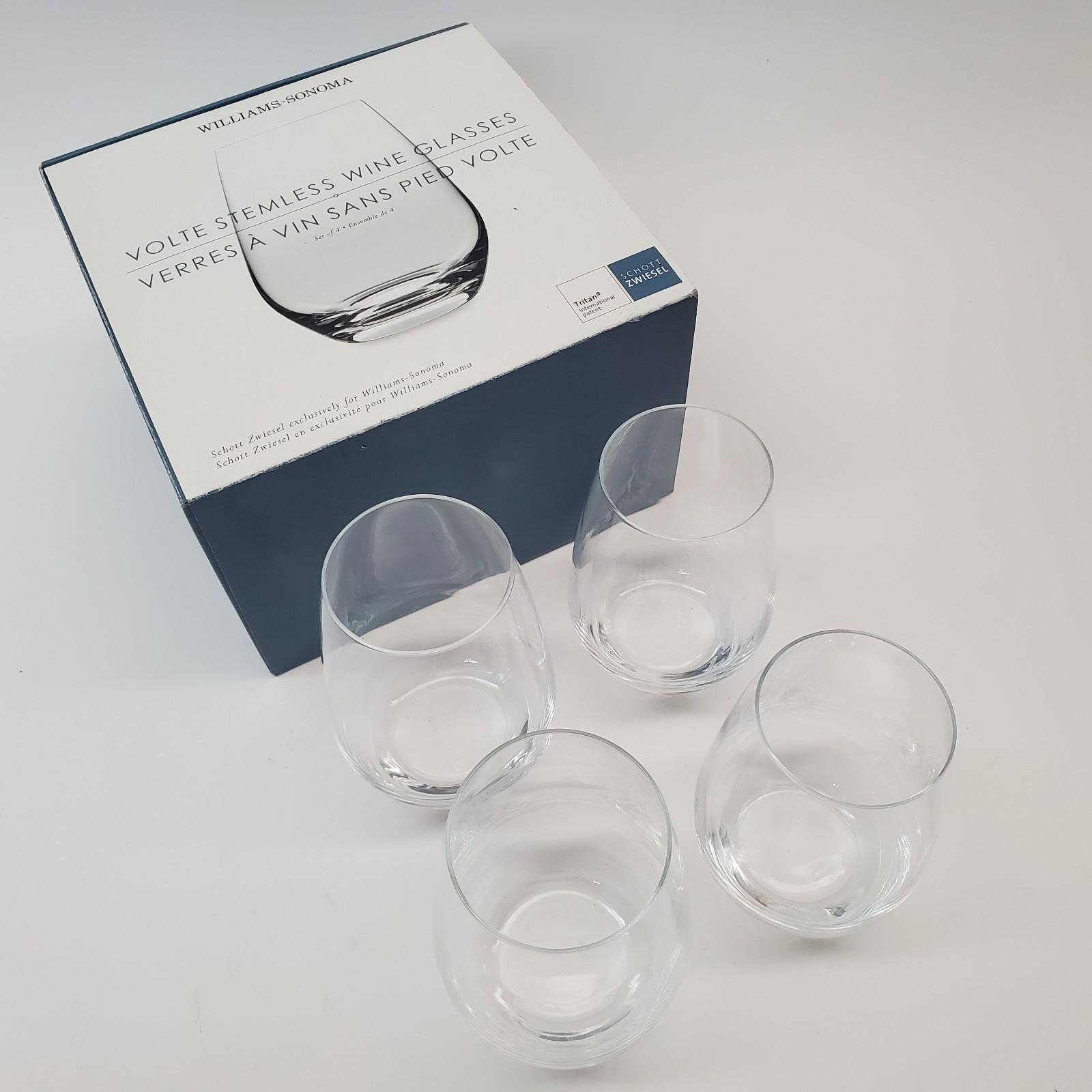 Williams-Sonoma Schott Zwiesel Stemless Wine Glasses - Set of 4