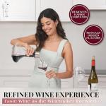 Gusto Nostro Crystal Wine Decanter Set with Aerator