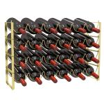 TONLEA Stackable 4-Tier Metal Wine Rack