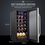 Ivation 18-Bottle Compressor Wine Cooler Refrigerator