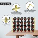 TONLEA Stackable 4-Tier Metal Wine Rack