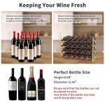TONLEA Stackable 4-Tier Metal Wine Rack