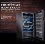 Ivation 34-Bottle Wi-Fi Wine Cooler Refrigerator