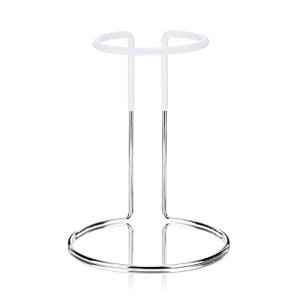 True Wine Decanter Drying Stand and Holder, Essential Accessory Glassware Rack for a Spot-Free Finish, Rubber Coating Protects Glass, Chrome Plated Iron