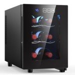 Mojgar 6-Bottle Thermoelectric Wine Cooler Fridge