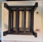 Wine Rack (6 Bottles) Solid Pine Wood Holder/Storage/Freestanding/Reversible