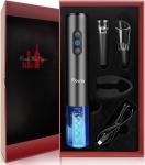 Flauno Electric Wine Opener Rechargeable, Automatic Wine Bottle Corkscrew Opener