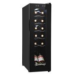 12-Bottle Compact Compressor Wine Cooler Fridge